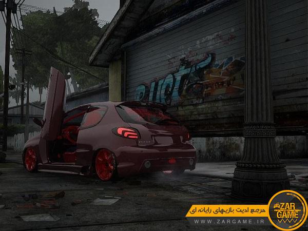 دانلود خودروی پژو 206 تیونینگ برای بازی GTA 5 (San Andreas)