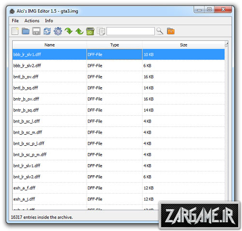 نصب آسان اضافات بازی GTA Sa با نرم افزار Alci's IMG Editor