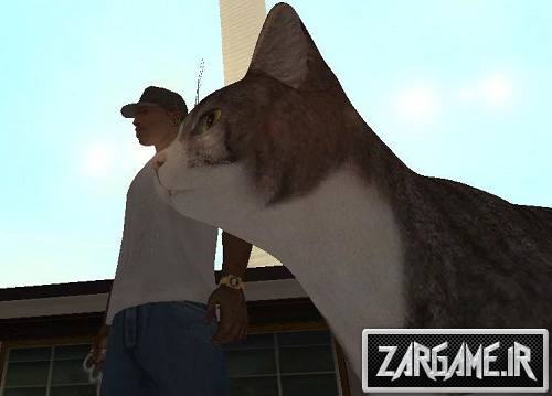 دانلود مود گربه خانگی CJ برای بازی (GTA 5 (SanAndreas