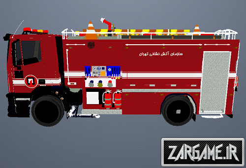 دانلود ماشین آتش نشانی ایرانی برای (GTA5(San Andres
