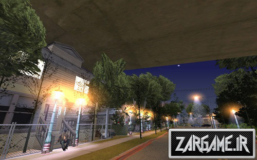 دانلود مود خانه ها،درختان و چراغ های جدید در محله CJ برای (GTA 5 (San Andreas