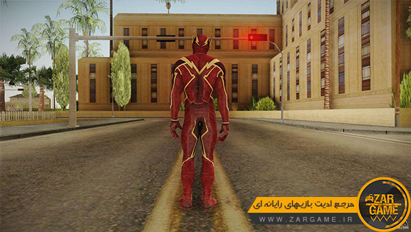 دانلود اسکین شخصیت The Flash | صاعقه از بازی Injustice 2 برای بازی GTA San Andreas