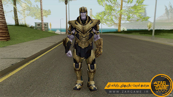 دانلود اسکین شخصیت تانوس | Thanos از بازی Avengers: Endgame برای بازی GTA San Andreas