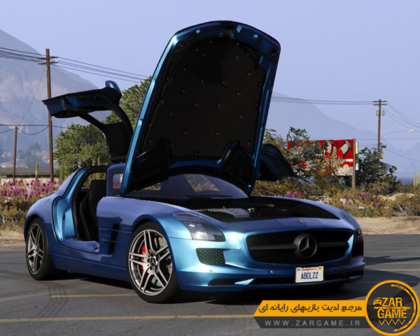 دانلود ماشین 2011 Mercedes-Benz SLS AMG برای بازی GTA V