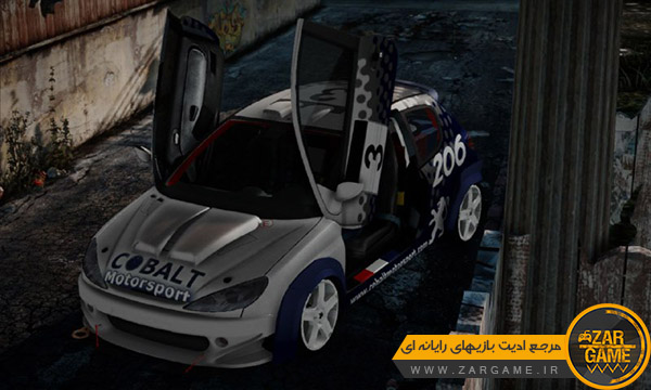 دانلود ماشین پژو 206 اسپورت ادیت AMIR_BND برای بازی GTA San Andreas