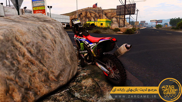 دانلود موتورسیکلت Honda CRF450 Rally برای بازی GTA V