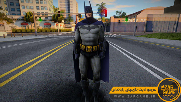 دانلود اسکین بتمن از بازی Batman: Arkham City Lockdown برای بازی GTA San  Andreas - زرگیم