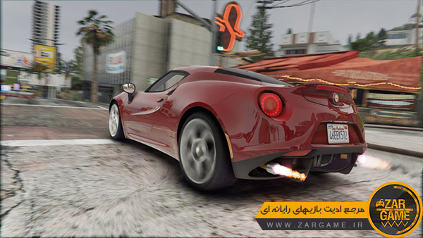 دانلود ماشین 2014 Alfa Romeo 4C برای بازی GTA V