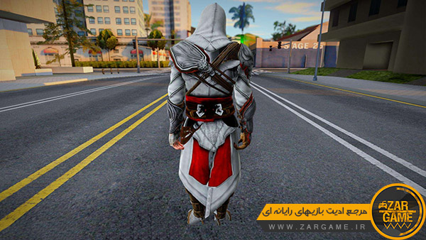 دانلود اسکین کاراکتر Ezio از بازی Assassins Creed برای بازی GTA San Andreas