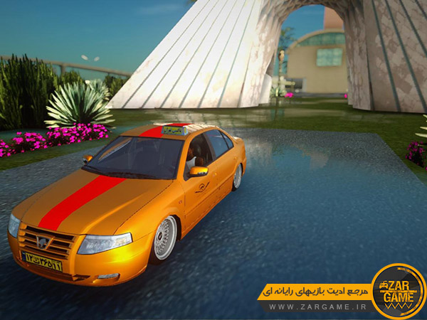 دانلود ماشین سمند سورن تاکسی برای بازی GTA San Andreas