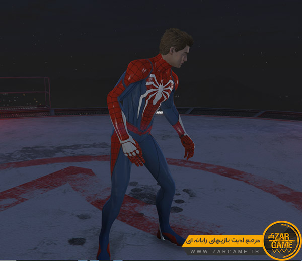 دانلود مود شخصیت Spider-Man PS4 برای بازی GTA V