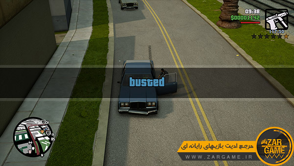 دانلود مود صفحه Busted جدید برای بازی GTA SA The Definitive Edition