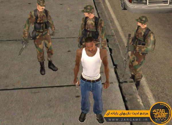 دانلود پک مود بادیگارد (محافظان شخصی) برای بازی GTA SA موبایل