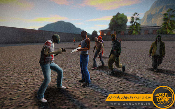دانلود مود هیجان انگیز مسابقه مرگ زامبی برای بازی GTA San Andreas
