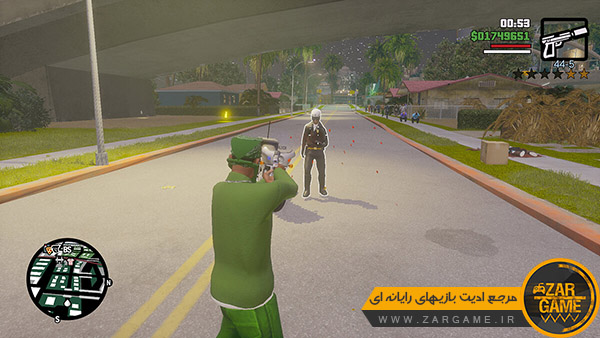 دانلود مود لرزش دوربین هنگام تیراندازی برای بازی GTA San Andreas The Definitive Edition