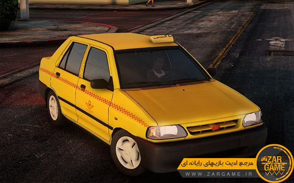 دانلود پراید 131 تاکسی ادیت AliGamer برای بازی GTA San Andreas