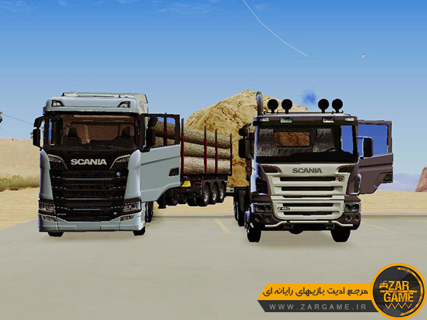 دانلود کامیون Scania P420 برای بازی GTA San Andreas