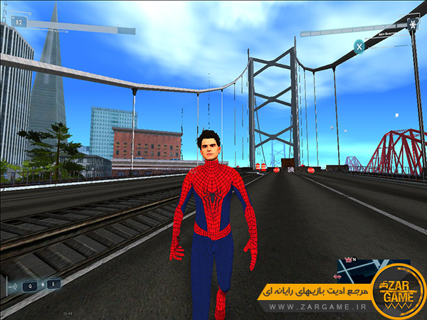 دانلود پک اسکین مرد عنکبوتی شگفت انگیز 2 برای بازی GTA San Andreas
