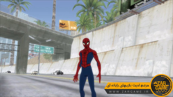 دانلود پک اسکین مرد عنکبوتی تماشایی برای بازی GTA San Andreas