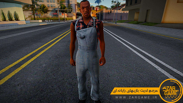 دانلود اسکین کاراکتر CJ از بازی Definitive Edition برای بازی GTA SA (نسخه 3)