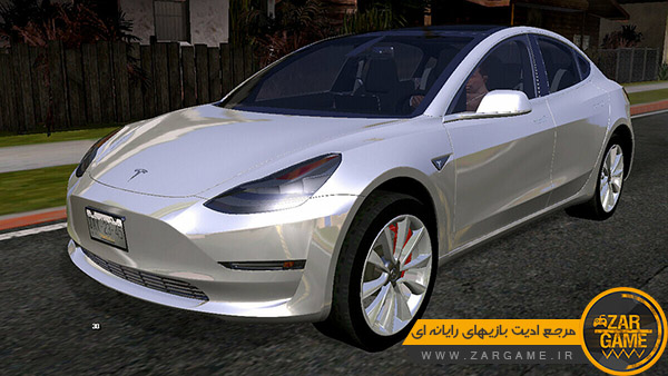 دانلود ماشین Tesla Model 3 برای بازی GTA SA اندروید