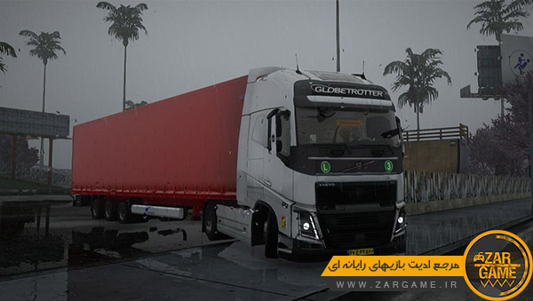کامیون FH 500 ایرانی + یخچال و کفی ماموت برای بازی GTA SA
