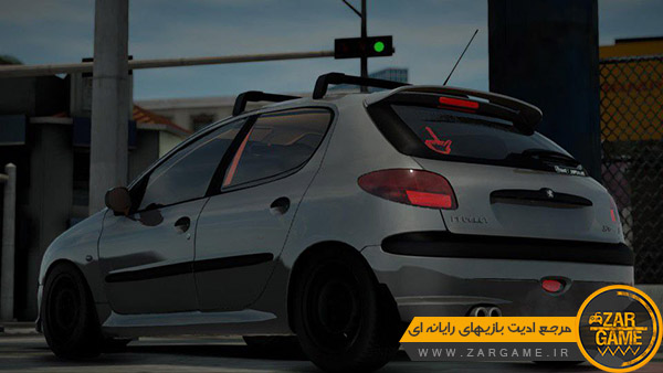 دانلود ماشین پژو 206 ادیت Rafsi برای بازی GTA San Andreas