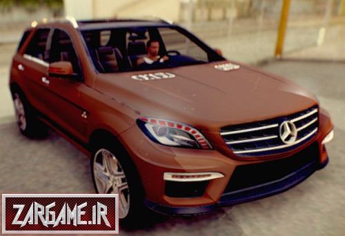 دانلود ماشین Mercedes-Benz ML 63 AMG با پلاک ایرانی برای (GTA 5 (San Andreas
