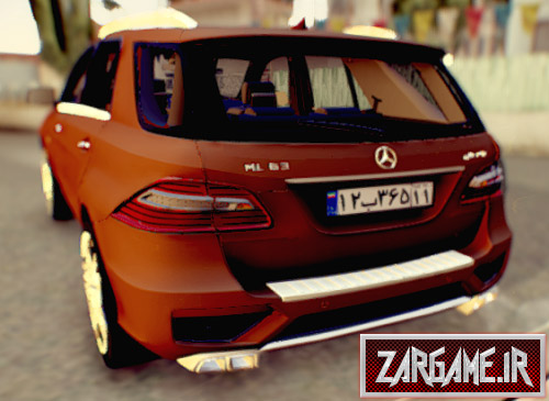 دانلود ماشین Mercedes-Benz ML 063 AMG با پلاک ایرانی برای (GTA 5 (San Andreas