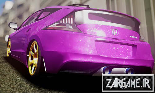 دانلود ماشین فوق العاده زیبای Honda CRZ Hybird صورتی برای GTA Sa
