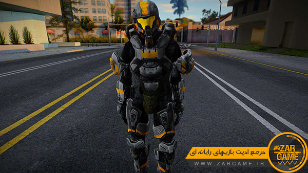 دانلود اسکین شخصیت Spartans از بازی Halo 4 برای بازی GTA San Andreas
