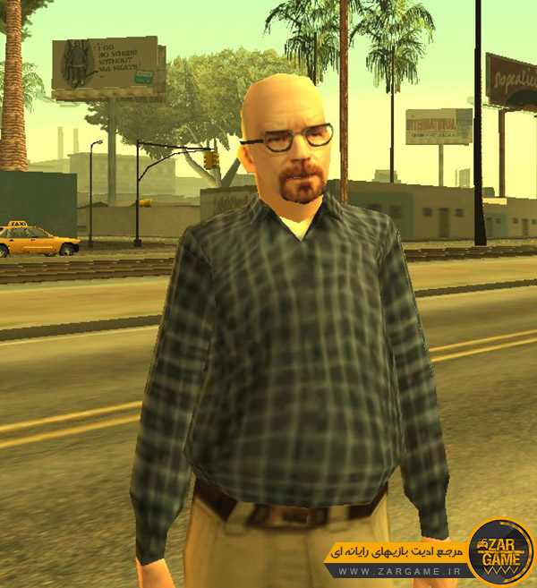 دانلود اسکین شخصیت والتر وایت برای بازی GTA San Andreas