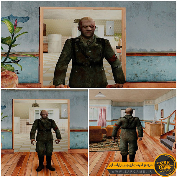 دانلود پک اسکین های سربازان زامبی از بازی Call of Duty World at War برای بازی GTA SA