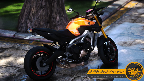 دانلود موتور سیکلت Yamaha Mt09 2015 برای بازی GTA V