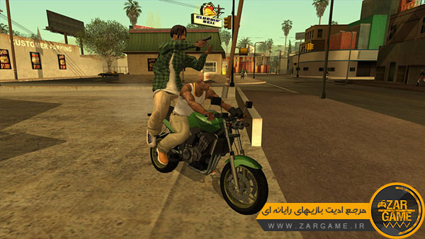 دانلود موتور سیکلت Shitzu PCJ-600 از بازی GTA V برای بازی GTA San Andreas