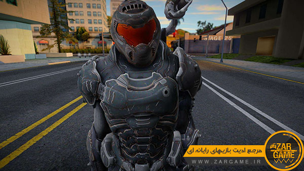 دانلود پک اسکین های شحصیت Doom Slayer از بازی Fortnite برای بازی GTA San Andreas