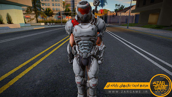 دانلود پک اسکین های شحصیت Doom Slayer از بازی Fortnite برای بازی GTA San Andreas