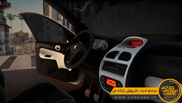 دانلود ماشین 206 هاچبک ادیت HeAT برای بازی GTA San Andreas