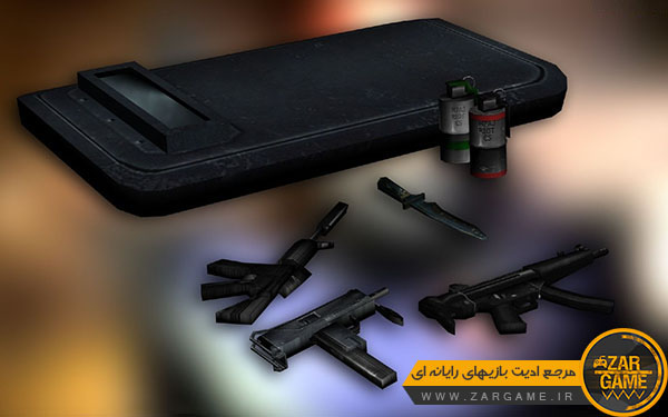 دانلود پک اسلحه از بازی Counter-Strike 1.6 برای بازی GTA San Andreas