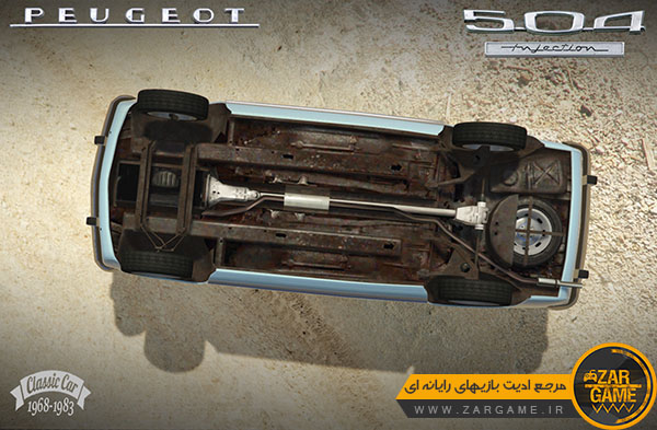 دانلود ماشین Peugeot 504 Injection برای بازی GTA V