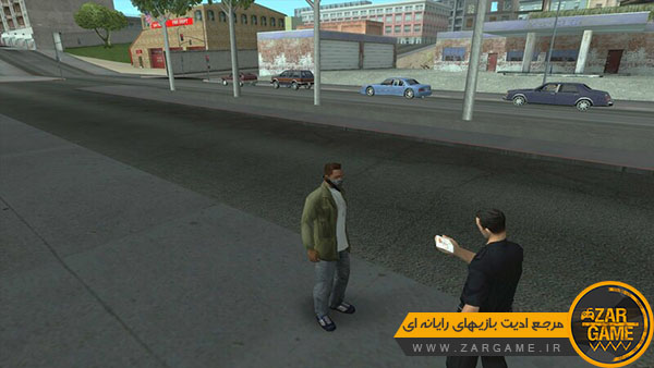 دانلود ماد واکنش پلیس به سلاح بازیکن برای بازی GTA San Andreas