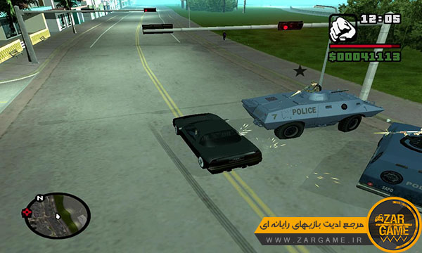 دانلود ماد ویرایشگر درجه تعقیب و گریز برای بازی GTA San Andreas