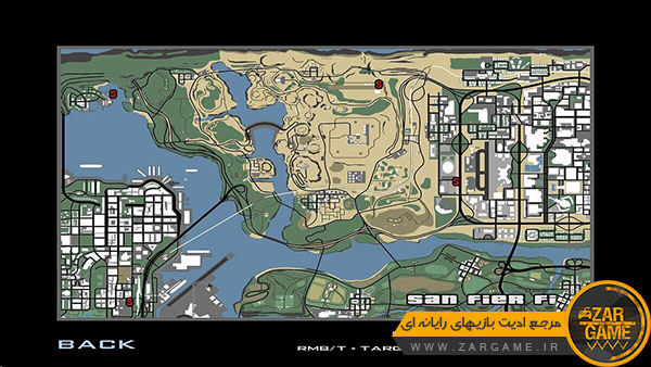 دانلود ماد نقشه و رادار بازی GTA SA Definitive Edition برای بازی GTA San Andreas