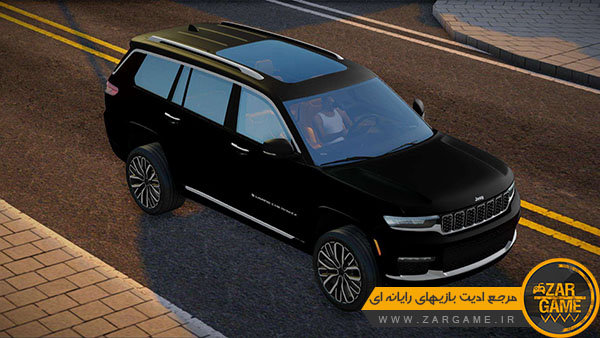 دانلود ماشین Jeep Grand Cherokee L 2023 Black برای بازی GTA San Andreas