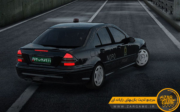 دانلود ماشین مرسدس بنز پلیس ایرانی برای بازی GTA San Andreas