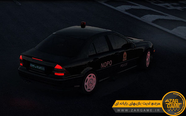 دانلود ماشین مرسدس بنز پلیس ایرانی برای بازی GTA San Andreas