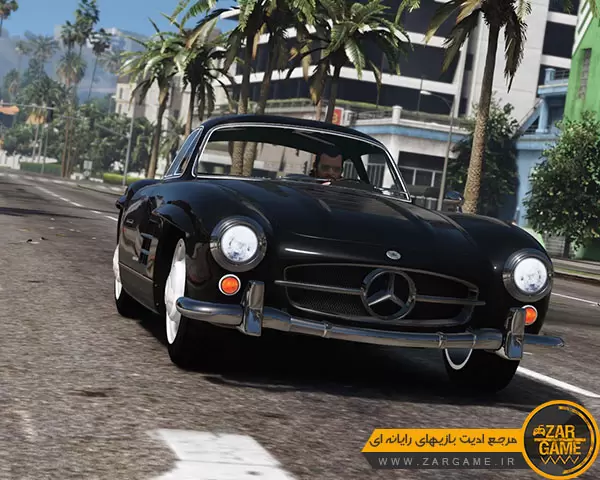 دانلود ماشین Mercedes-Benz 300SL Gullwing 1955 برای بازی GTA V