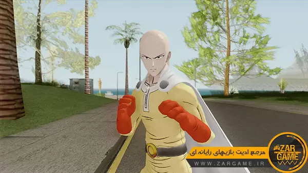 دانلود اسکین شخصیت Saitama از انیمه One Punch Man برای بازی GTA San Andreas