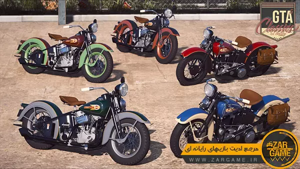 دانلود موتور سیکلت Harley-Davidson EL 1936 برای بازی GTA V