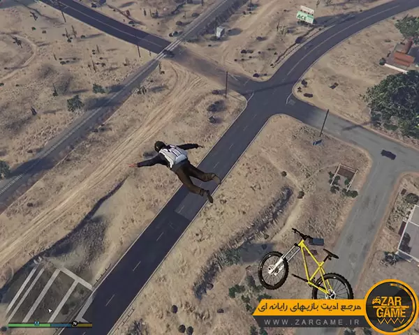 دانلود ماد پرش بلند با دوچرخه برای بازی GTA V